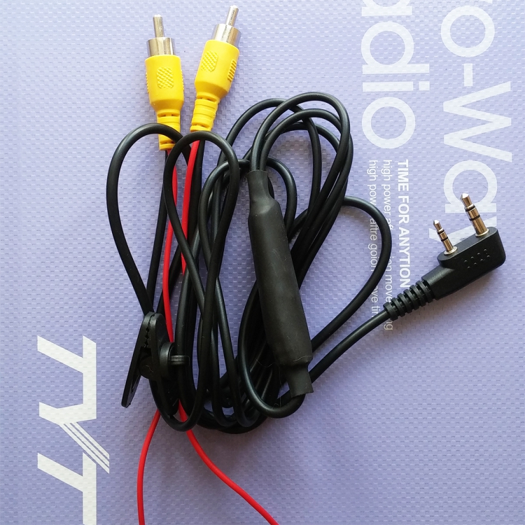 K2頭對講機 耳機位轉出RCA接擴音器