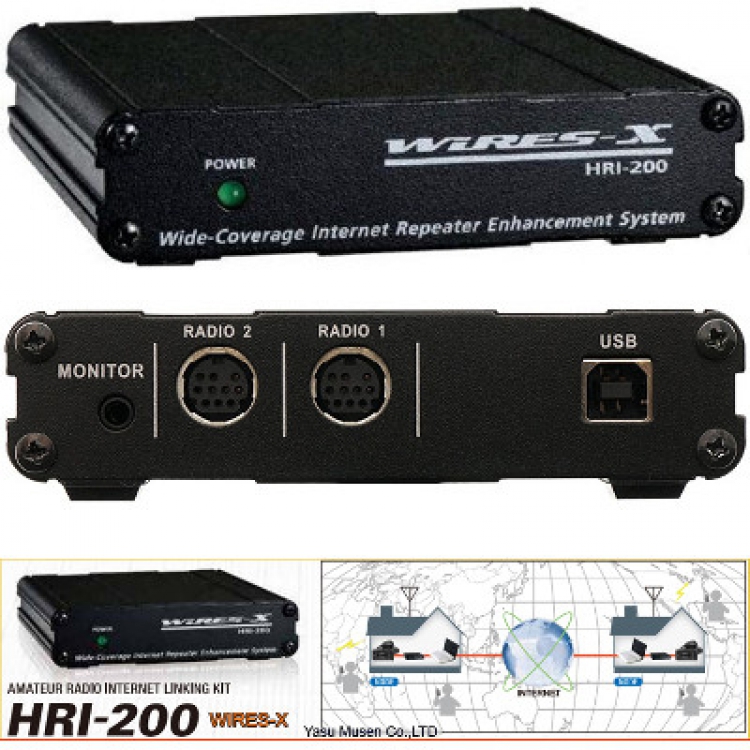 Yaesu 無線電互聯網鏈接器 VoIP功能 Digital & Analogue Internet Linking Technology