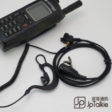 Motorola TETRA MTP850網絡對講機 勾耳式耳塞 螺旋彈簧線 中軟粗線3mm 大按鍵 線芯內特加尼龍索帶耐用 不纏線設計