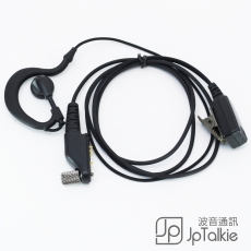 ICOM i3頭 對講機專用耳咪 勾掛型耳塞 中軟粗線3mm 大按鍵 線芯內特加尼龍索帶耐用 不纏線設計