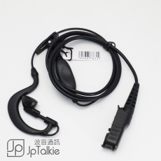 Motorola P6600, E8608i對講機 勾耳式耳塞 中軟粗線3mm 大按鍵 線芯內特加尼龍索帶耐用 不纏線設計
