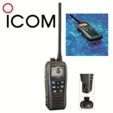 ICOM ICM25 船用VHF  5W IPX57海事防水機 飄浮航海機 1m-depth of water for 30minutes