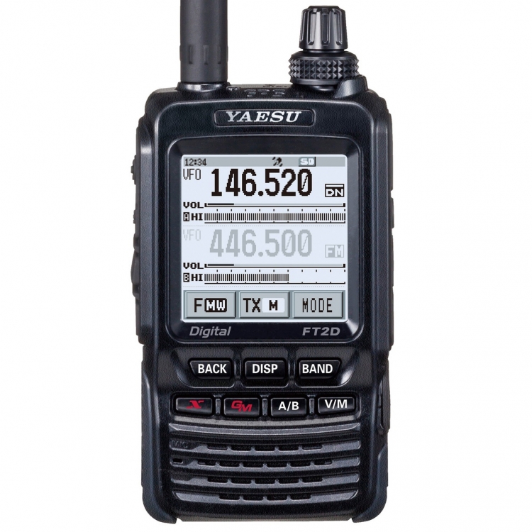 Yaesu FT-2DR_2 業餘無線電愛好者必備 多功能機 按鍵式輸入頻率 UHF和VHF雙頻對講機