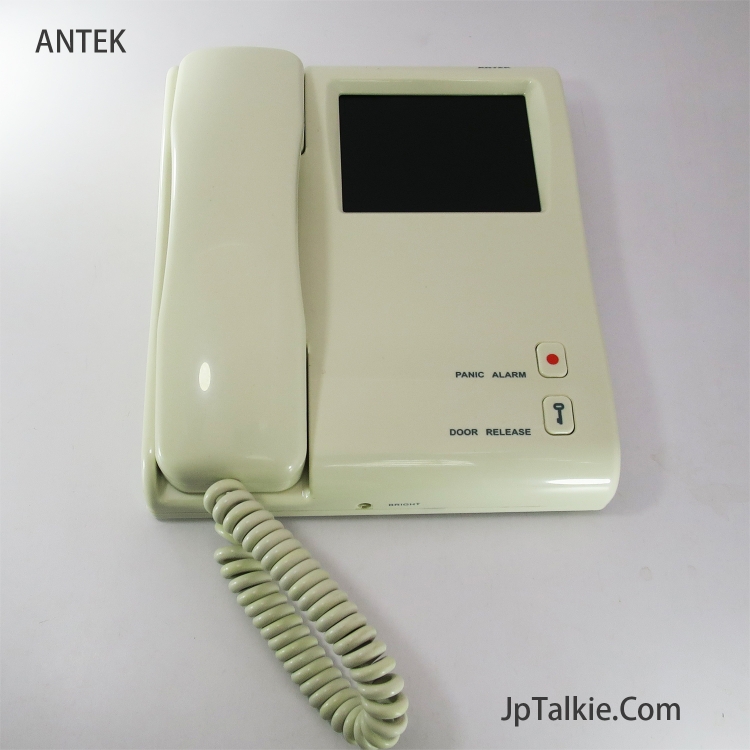 ANTEK TBM92A / TCM92A-Color 聽筒式視像室內對講機 樓宇對講機 室內音訊對講機 2按鈕 9芯線 彩色 屋苑 大廈對講機