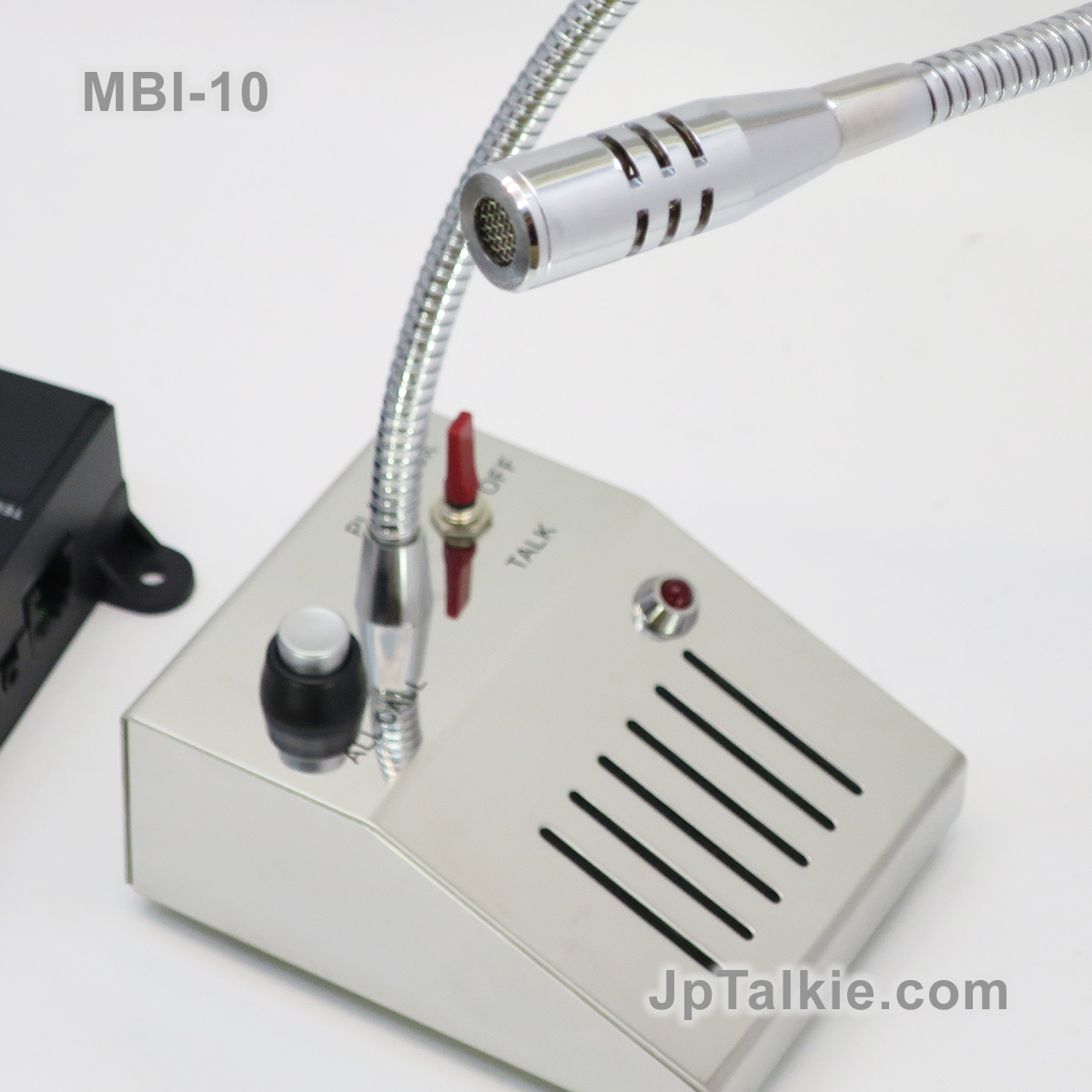 MBI-10窗口主機連MBI-11分機 窗口雙向對講機,客服櫃檯對講系統, 安裝簡便操作容易 有線對講機 金屬外殼 細分機