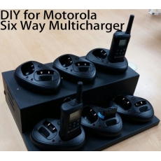 Moto 6Way-Multi charger  單槽式 6位充電座 for SL1M ,LED燈顯示充電狀況 電壓100-240V