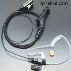 Motorola防水系列 數碼對講機 基本型耳塞 中軟粗線3mm 大按鍵 線芯內特加尼龍索帶耐用 不纏線設計