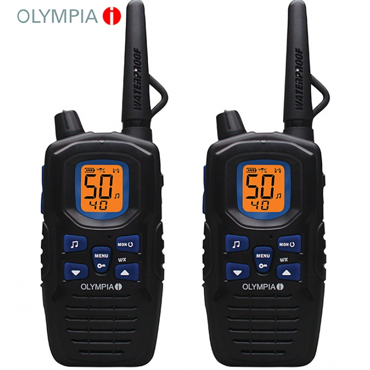 OLYMPIA 歐美版民用 40公里 防水USB充電 對講機 一對套裝