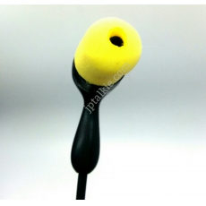 K2 對講機耳機  隔音入耳型耳塞 中軟粗線3mm 大按鍵 螺旋彈簧線 不纏線設計