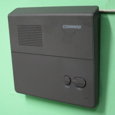 Commax 門口/窗口雙向對講機,客服櫃檯對講系統 全套 音質清晰無雜訊 安裝簡便操作容易 有線對講機 前面音量控制 韓國品牌