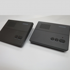 門口+ 聽筒式對講機 客服櫃檯對講系統, 音質清晰無雜訊 安裝簡便操作容易 有線對講機 前面音量控制