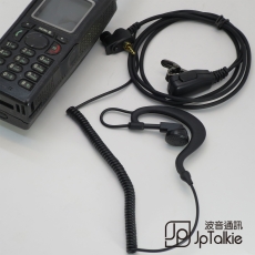 Motorola TETRA MTP850網絡對講機 勾耳式耳塞 螺旋彈簧線 中軟粗線3mm 大按鍵 線芯內特加尼龍索帶耐用 不纏線設計
