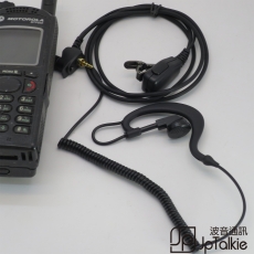 Motorola TETRA MTP850網絡對講機 勾耳式耳塞 螺旋彈簧線 中軟粗線3mm 大按鍵 線芯內特加尼龍索帶耐用 不纏線設計