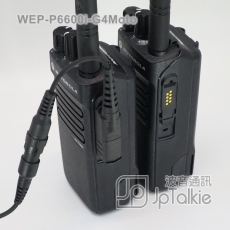 Motorola ST7500 TETRA 獨立分三線 專用對講機耳咪 真空管G4透明軟膠耳塞,螺旋彈簧導管傳音 冬菇頭型耳塞 軟粗線3mm  MAC13接頭 單桿直按式PPT大按鍵 接受訂造30天設計生產專業耳咪配件