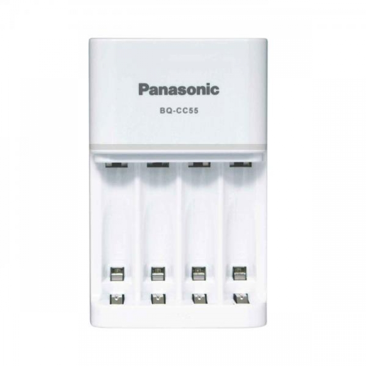 松下 Panasonic BQ-CC55H eneloop 支持2A/3A電池 4位充電座