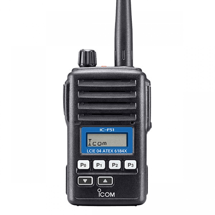 日本Icom IC-F61ATEX 超高頻UHF  防爆對講機+ 防爆電 IP67 可入頻道