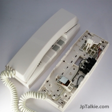 ELVOX 801代用聽筒式 樓宇對講機 室內音訊對講機 2按鈕 6芯單電話線直入 大廈對講機