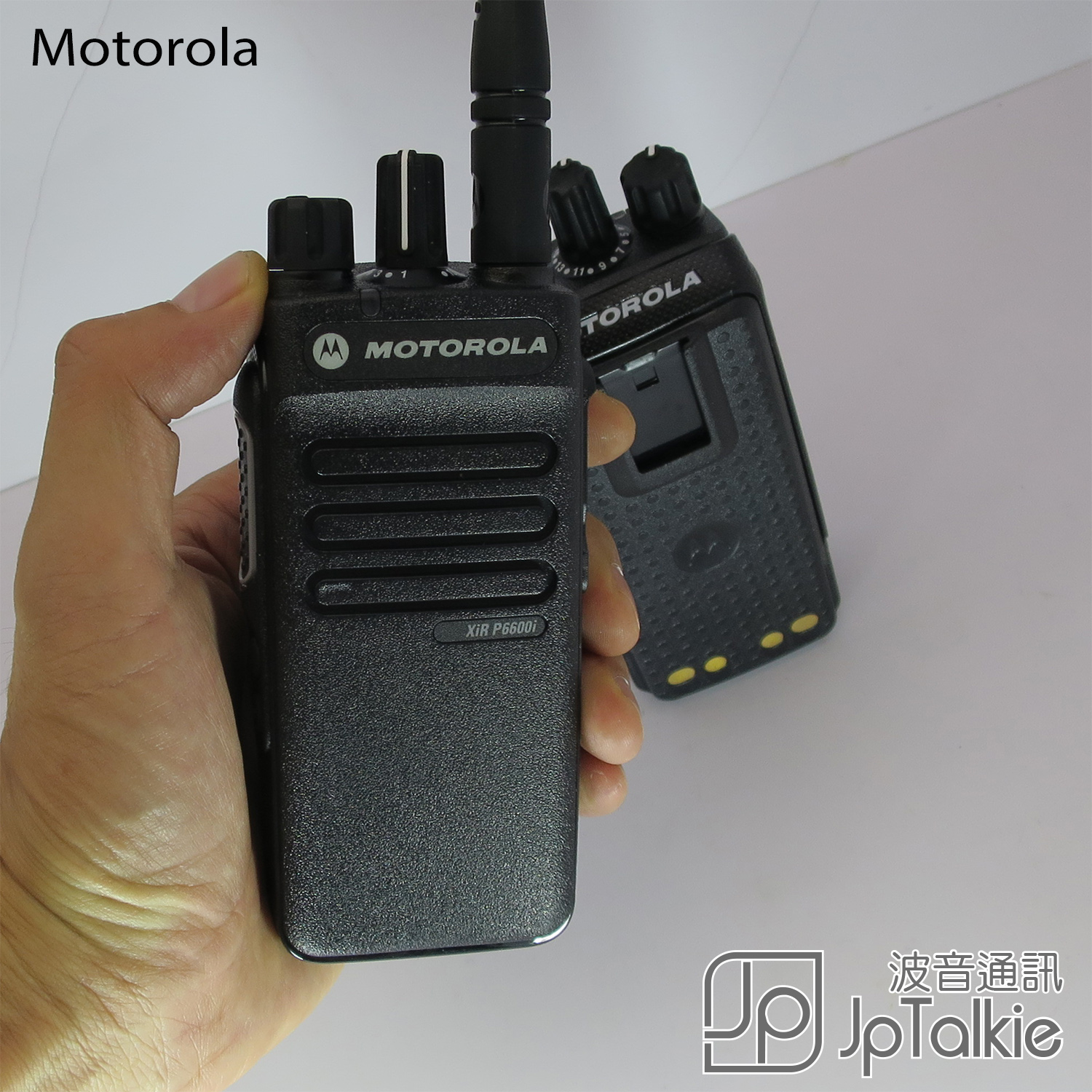 Motorola P6600i 數碼/模擬 雙模式 防爆款商用對講機 極高頻VHF 外圍建築工程 運輸  防水IP68 提高語音清晰 直通模式下雙時隙同時通話