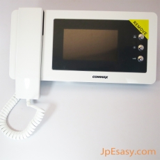 CDV-43N+DRC-4G Commax 一對一 聽筒式視像對講機套裝 客服櫃檯對講系統 音質清晰無雜訊 安裝簡便操作容易 有線對4.3吋 4+2線