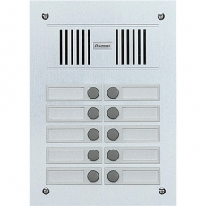 日本AiPhone 大廈屋苑 ​10路對講系統主機 音質清晰無雜訊 安裝簡便操作容易 有線對講機 金屬