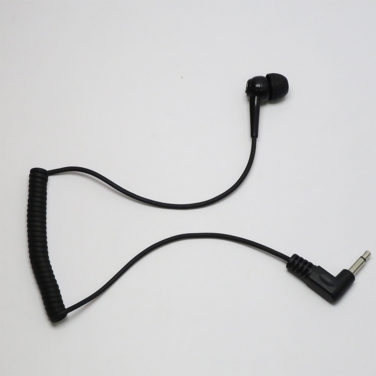 手咪連接線耳塞 入耳型耳塞分體式彈簧線 靈活性較高的彈簧引線