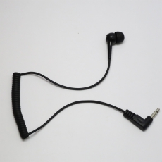 手咪連接線耳塞 基本型耳塞分體式彈簧線 靈活性較高的彈簧引線