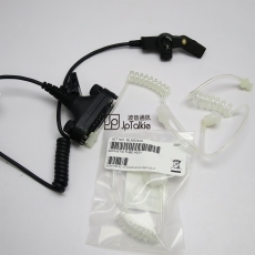 原裝 Motorola ST7500 TETRA PMLN6900A 專業數碼對講機耳咪 真空管G4透明軟膠耳塞,螺旋彈簧導管傳音 冬菇頭型耳塞 MAC13接頭