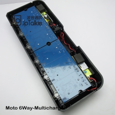 Moto 6Way-Multi charger 單槽式 6位充電座 for P3688 LED燈顯示充電狀況 電壓100-240V