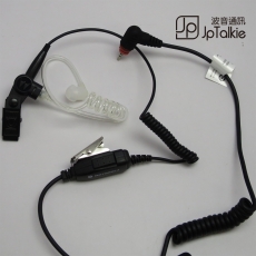 原裝 Motorola SL1M, SL1K, SL2K 真空管G4透明軟膠冬菇頭型耳塞,螺旋彈簧導管傳音 專業款 PMLN7158 /PMLN7158A