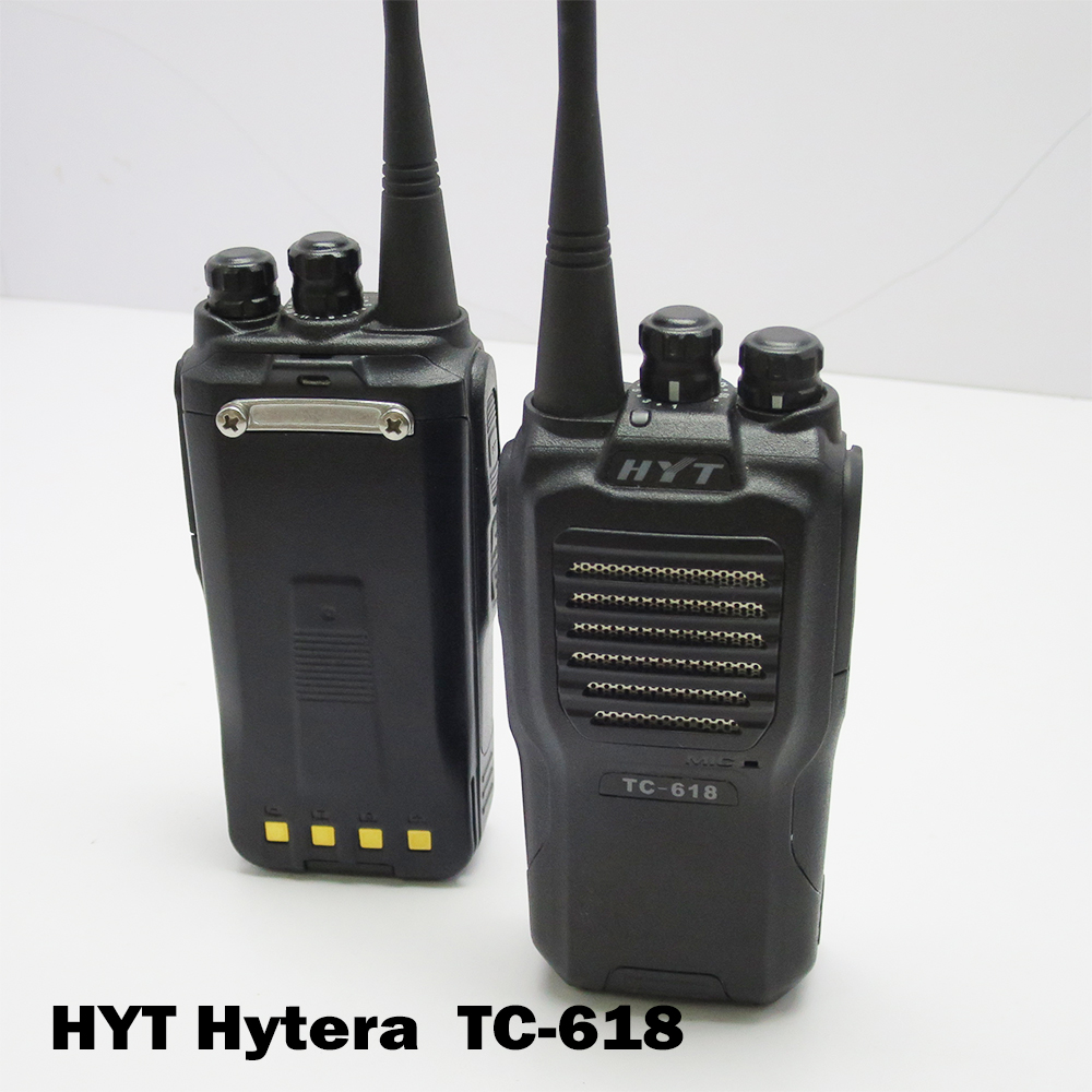 租機服務: HYTera TC618香港及海外版 大聲喇叭設計 防水IP66级 語音清晰 紮實耐用 工業對講機 UHF 5W通信距離
