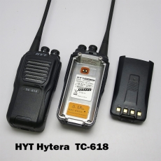 租機服務: HYTera TC618香港及海外版 大聲喇叭設計 防水IP66级 語音清晰 紮實耐用 工業對講機 UHF 5W通信距離