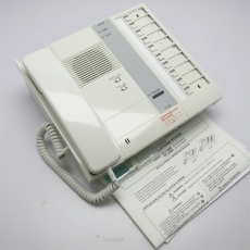 日本 AiPhone 辦公室 10路+互通雙向對講主機,櫃檯對講系統, 音質清晰無雜訊 安裝簡便操作容易 有線座枱對講機