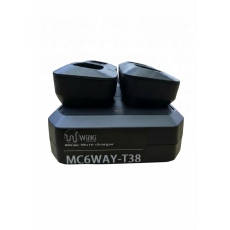 Motorola T38 6Way-Multi charger 雙槽式 6位充電座+6位充電+6位USB  LED燈顯示充電狀況 led連開關按鈕 電壓100-240V motorola代理提供