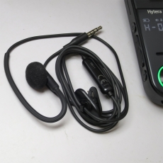 原裝Hytera BM11 勾耳式耳塞 HYT-S10對講機專用A35Q 3.5mm 單針接頭、內建線控 PTT（發話鍵）與 VOX（聲控）功能，重量僅 10.3 克，輕巧耐用