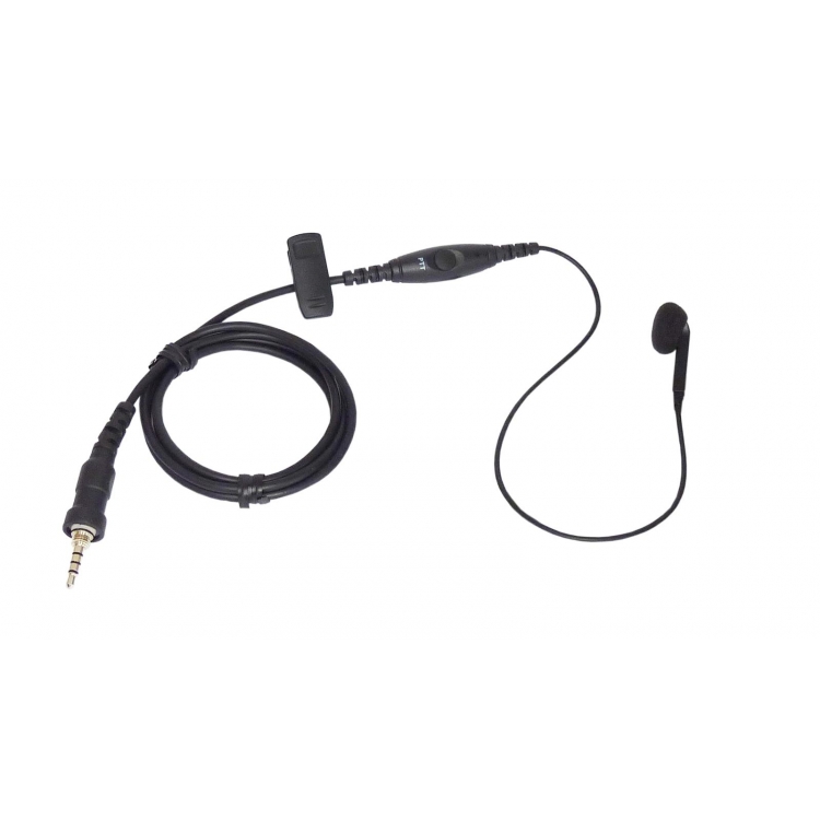 Yaesu Headsets and Earpiece-Lapel Microphones 帶有螺絲固定的單插針2.5類型的特殊牙紋插頭